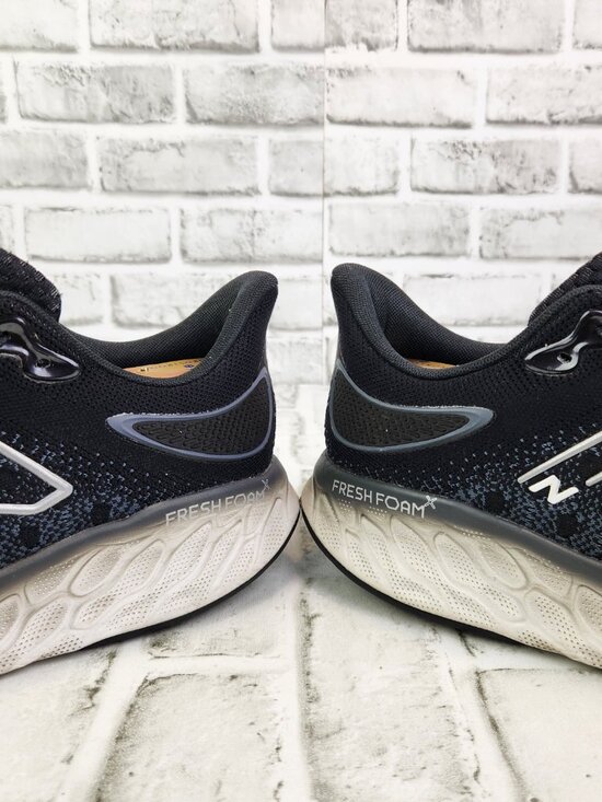 New Balance Fresh Foam 1080 v12 Men\'s Sz 15 D Black White Athletic Running Shoes main image 8
